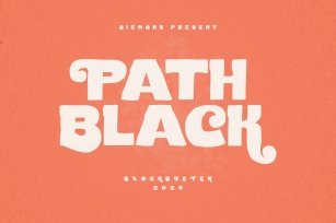 Path Black Typeface Font Download