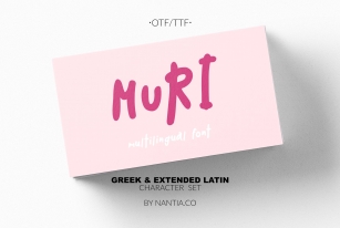 Muri the Handcrafted Font Font Download