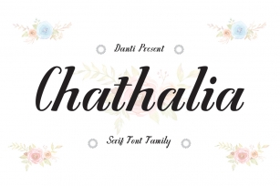 Chathalia Font Family Font Download