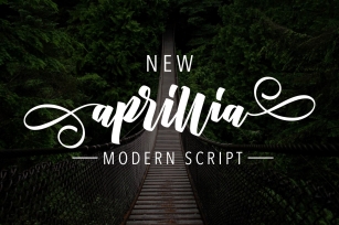 NEW APRILLIA SCRIPT Font Download
