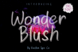 Wonder Blush SVG Font Font Download