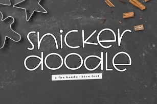 Snickerdoodle - A Cute Handwritten Font Font Download