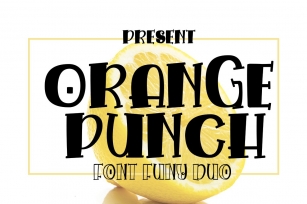 Orange Punch Font Download
