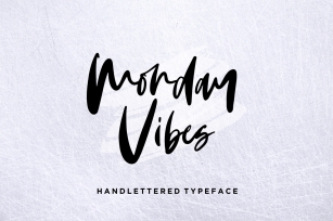Monday Vibes - Handwritten Font Font Download