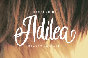 Adilea | Beauty Natrace Script Font Font Download