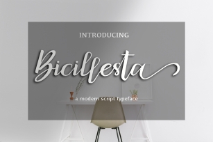 Bicillesta Typeface Font Download