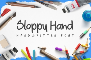 Sloppy Hand - a Handwritten Font Font Download