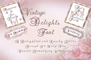 Vintage Delights Quirky Font Font Download