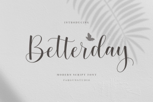 Betterday Script Font Download