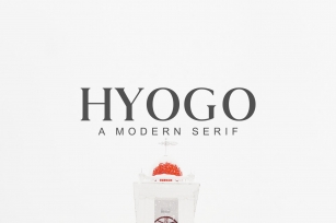 Hyogo A Modern Serif Font Family Font Download