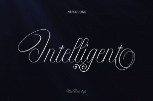 Intelligent | Duo Font Style Font Download
