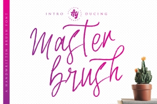 Master Brush Font Download