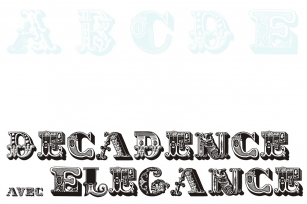 Decadence Avec Elegance (pack two fonts) Font Download