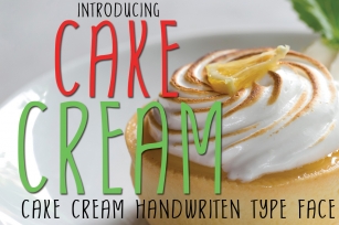 CAKE CREAM Font Download