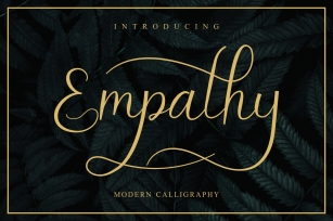 Empathy Modern Script Font Download