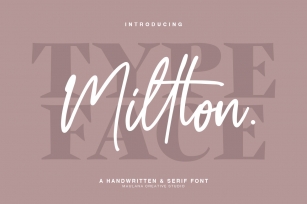Millton - Font Duo Font Download