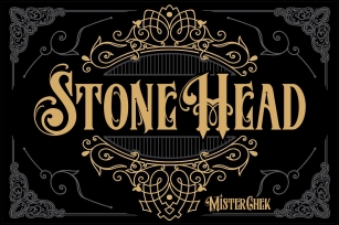 Stone Head Font Download