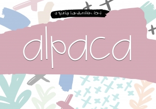 Alpaca My Lunch - Fun and Quirky Font Font Download