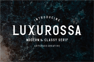 LUXUROSSA MODERN & CLASSY SERIF Font Download