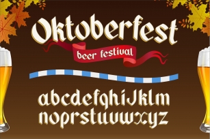 Oktoberfest. OTF gothic font. Font Download