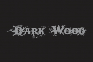 Dark Wood Font Download
