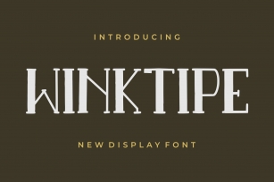 Winktipe Font Download