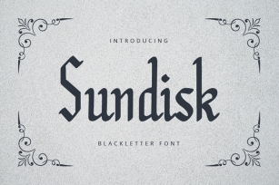 Sundisk - Calligraphy Handwritten Font Font Download