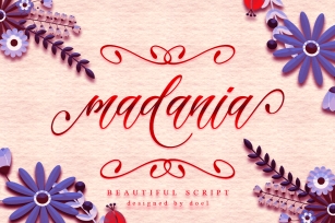 Madania Beautiful Script Font Download