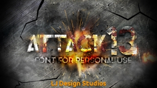 Attack 13 Font Download