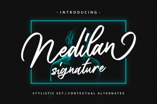 Nedilan - Signature Nedilan - Signature by BRTL in Fonts De Font Download