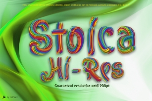 Stoica - Bitmat SVG Color Font Font Download
