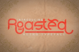 Roasted - Retro Typeface Font Download