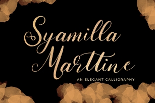 Syamilla Marttine Calligraphy Font Font Download
