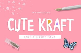 Cute Kraft Fonts Font Download