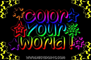 Color Your World Font Download