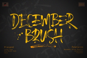 December Brush Font Font Download