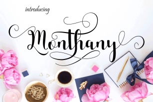 Monthany Font Download