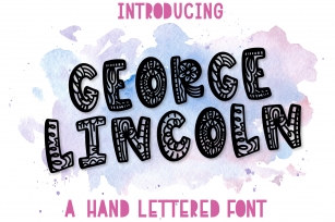 George Lincoln- A Silly Doodle Font Font Download