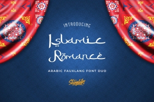Islamic Romance - Arabic Fauxlang Font Duo Font Download