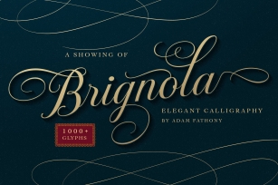 Brignola Elegant Calligraphy Font Download