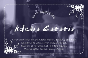 Adelia Gatatis Font Download