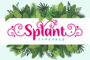 Splant Font Download