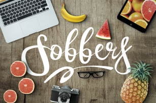 Sobbers Typeface + Swashes Font Download