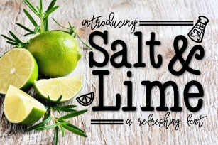 Salt & Lime a Refreshing Font Font Download
