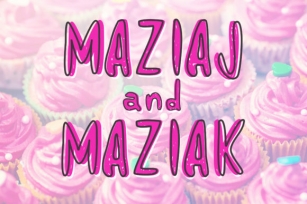 Maziaj and Maziak Font Download