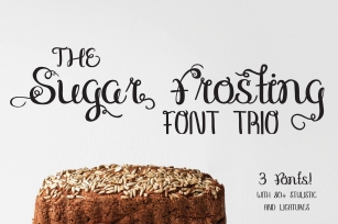 Sugar Frosting Font Trio Font Download