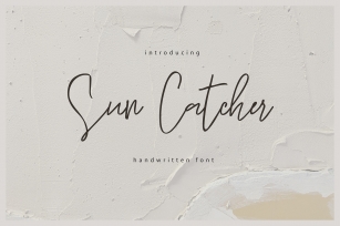 Sun Catcher | Multilingual Handwritten Script Font Font Download