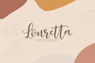 Louretta script Font Download