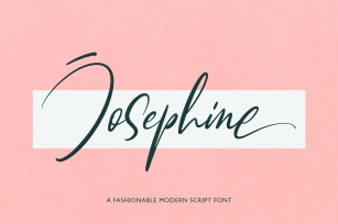 Josephine Fashionable Script Font Font Download