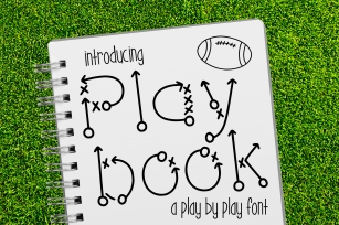 Play Book a Play by Play Font Font Download